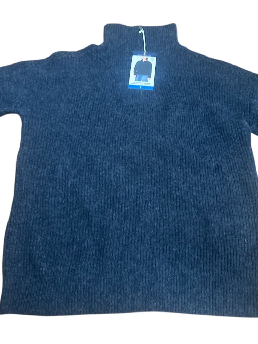 Modern ambition knit quarter zip sweater